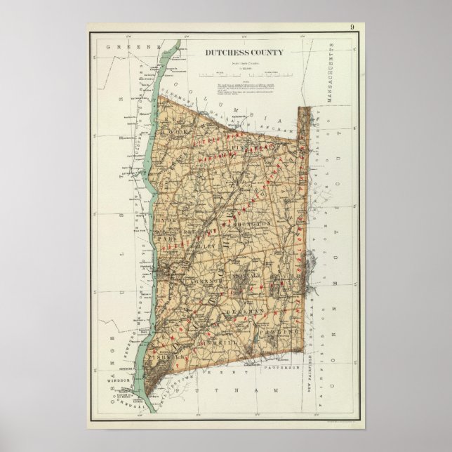Poster Comté de Dutchess (Devant)