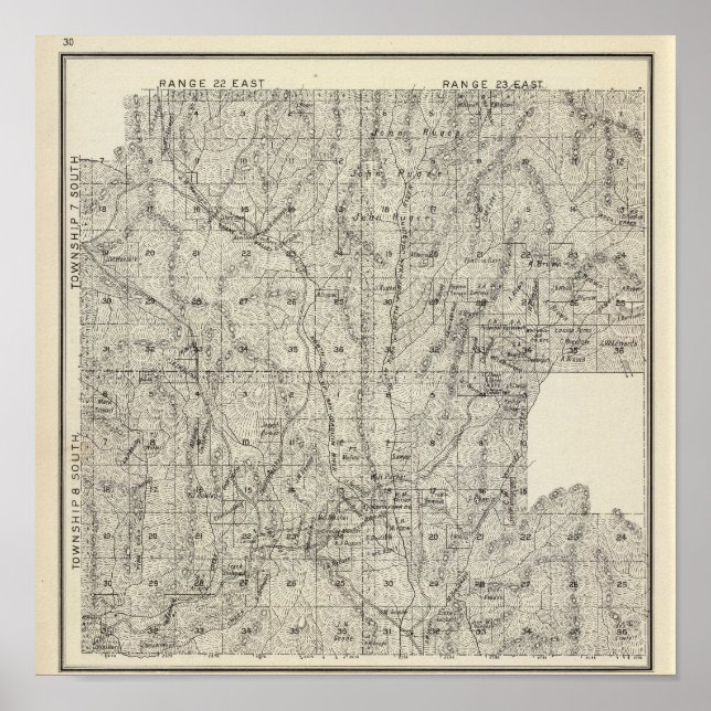 Poster Comté de Madera, Californie 8 (Devant)