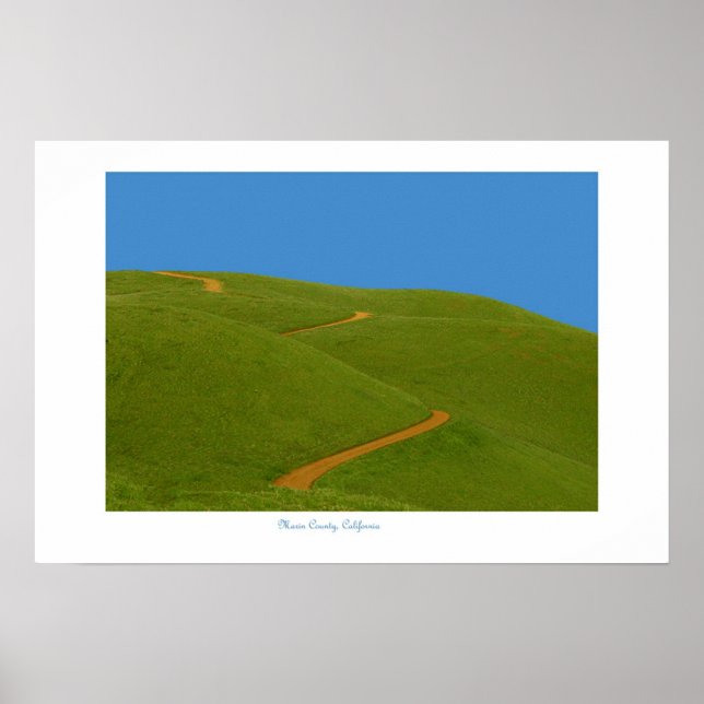 Poster Comté de Marin, Californie (Devant)