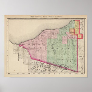 Poster Comté d'Ontonagon Michigan