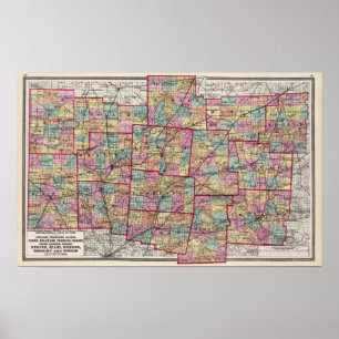 Poster Comtés de l'Ohio 2