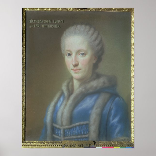 Poster Comtesse Maria Josepha von Harrach (Devant)