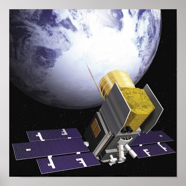 Poster Concept de l'artiste sur la glace, le nuage (Devant)