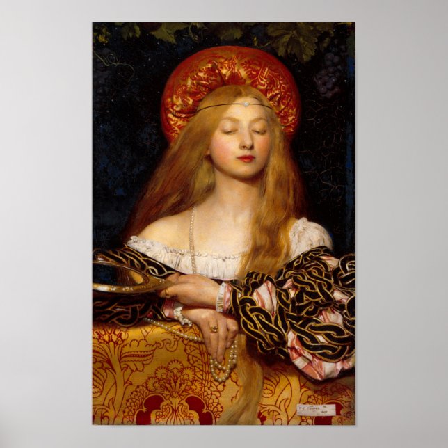 POSTER CONCEPTEUR DE COSTUME DE VANITY BEAUTY FASHION (Devant)