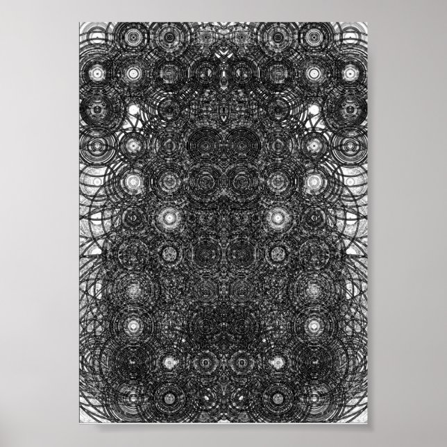 Poster Conception abstraite minimaliste (Devant)