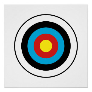 Poster Conception cible Bullseye