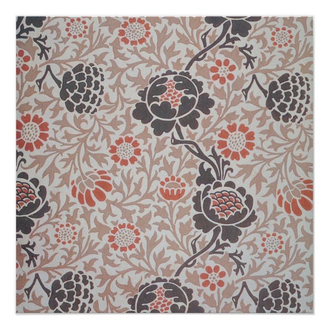 Poster Conception d'art botanique de William Morris Graft (Devant)