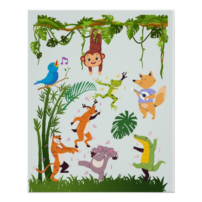 Poster Conception de chambre adorable pour enfants (Devant)