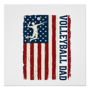 Poster Conception de chemise de drapeau patriotique de pa