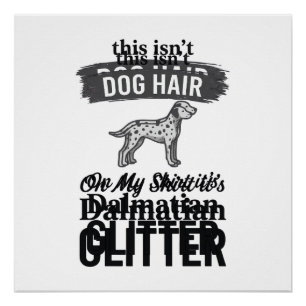 Poster Conception de citation de cheveux de chien drôle d