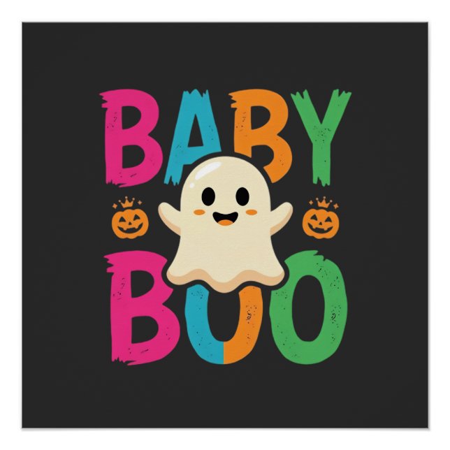 Poster Conception de fantôme Halloween Baby Boo_1 (Devant)