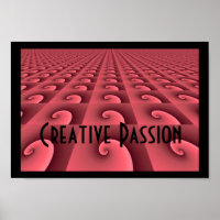 Conception de motif rose profonde - Passion créati