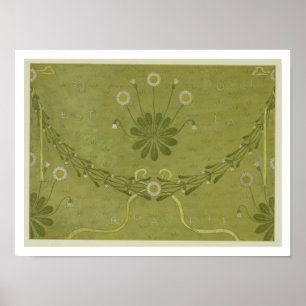 Poster Conception de papier peint "de Margarete de La",