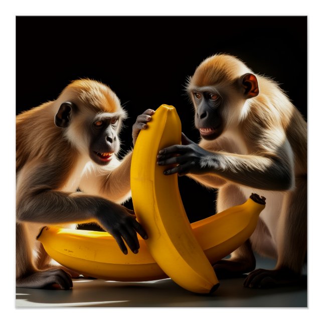 Poster Conception de singe (Devant)