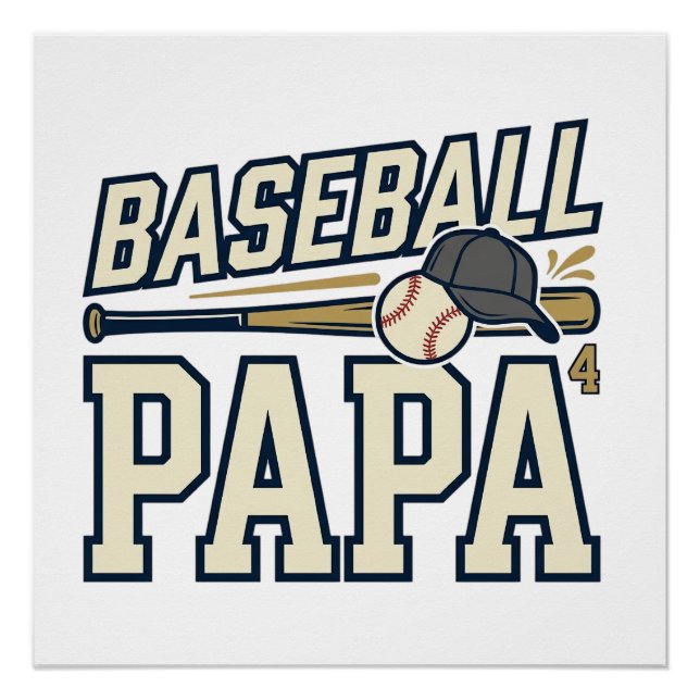 Poster Conception de t-shirt avec gravure vintage Basebal (Devant)