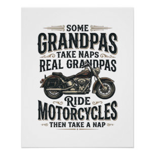 Poster Conception de vecteur vintage de sieste de moto de