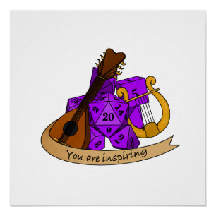 Poster Conception des dés de série