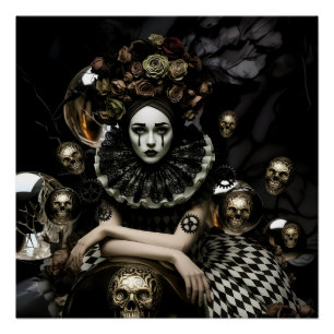Poster Conception gothique romantique sombre