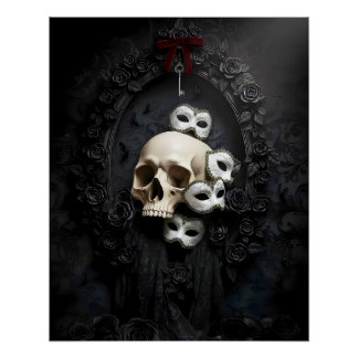 Poster Conception gothique romantique sombre