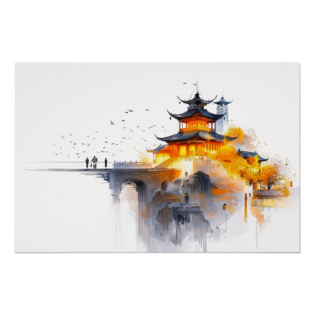 Poster Conception minimaliste japonaise (Devant)