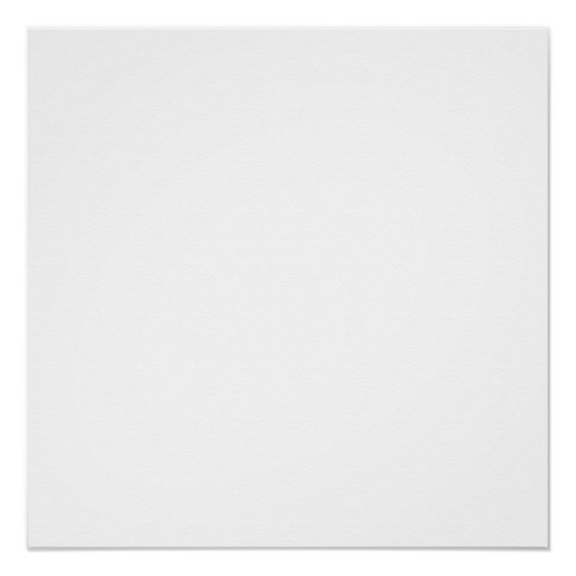 Poster Conception simple blanche personnalisée Ajouter un (Devant)
