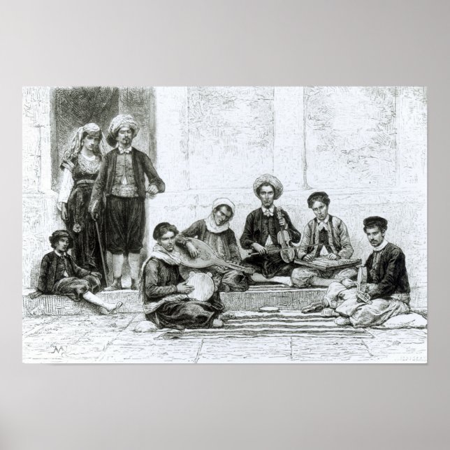 Poster Concert juif, Tlemcen (Devant)