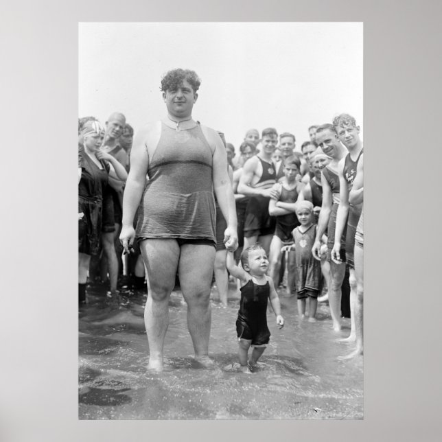 Poster Concours de beauté sur le bassin de marée, 1919 (Devant)