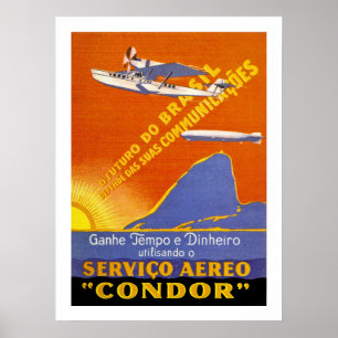 Poster Condor ~ Service aérien brésilien