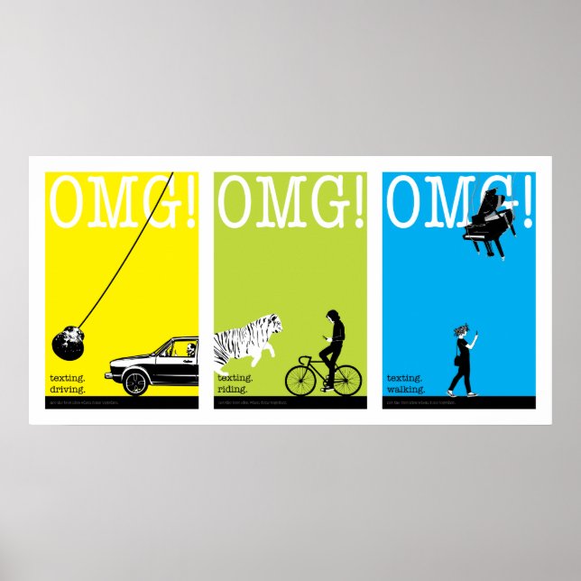 Poster conduite, équitation, marche. (Devant)