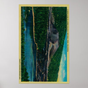 Poster Cône de cendre en parc national volcanique de