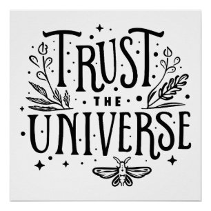 Poster Confiance dans l'univers