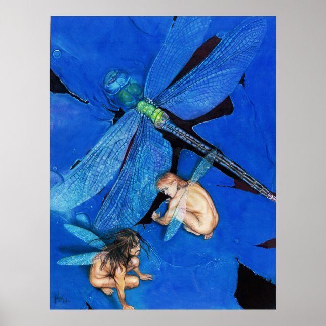 Poster Congelé en vol (Devant)