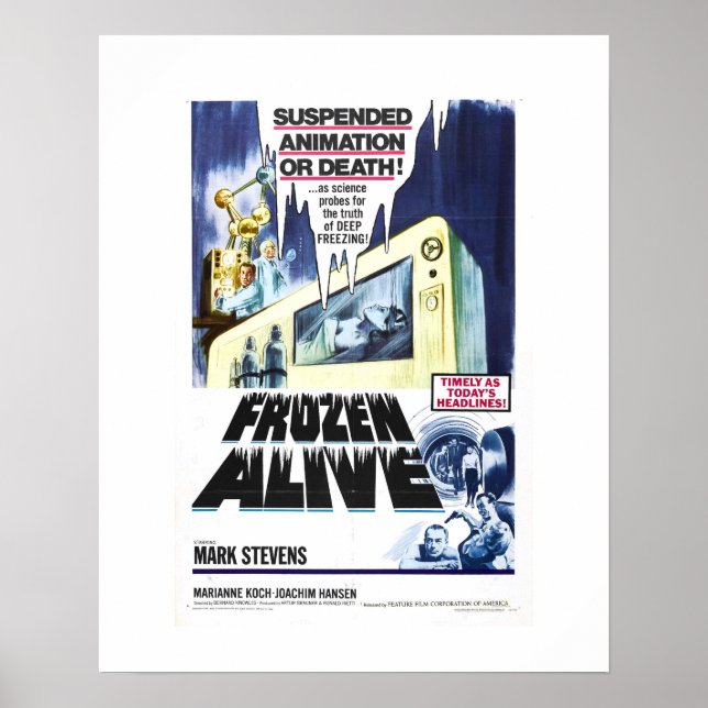 Poster Congelé vivant (Devant)