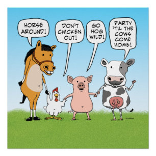 Poster Conseil drôle de fêtards