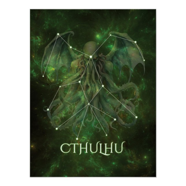 Poster Constellation de Cthulhu (Devant)