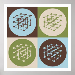 Poster Construction de matériaux d'art de bruit