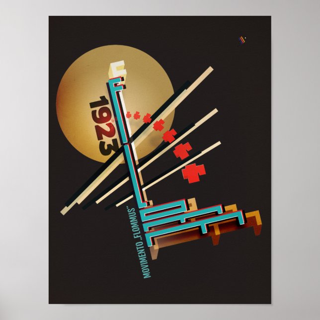 Poster Construction Movimento FLommus 1923 (Devant)