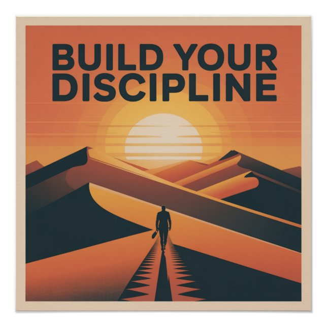 Poster Construire Votre Discipline (Devant)