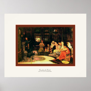 Poster Consultation de l'Oracle ~ John William Waterhouse