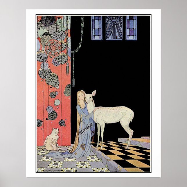 Poster Contes de fées : Blondine et Bonne-Biche (Devant)