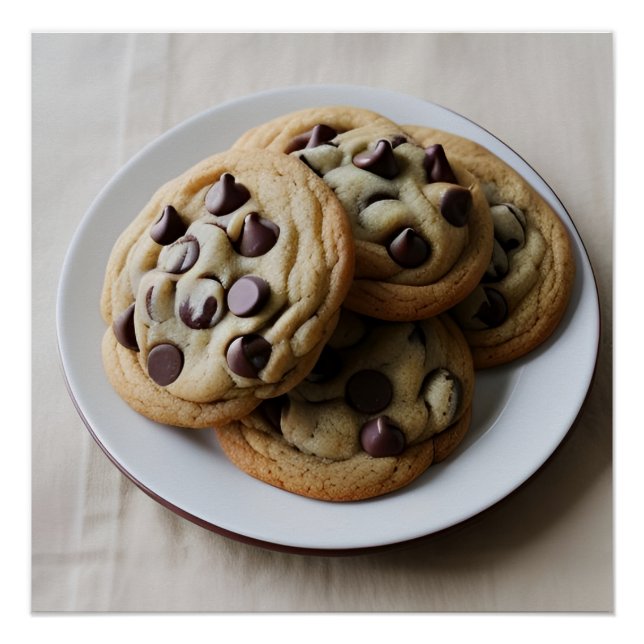 Poster Cookies de chips au chocolat (Devant)