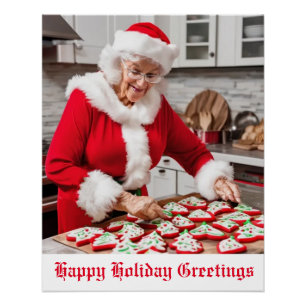 Poster Cookies de Noël