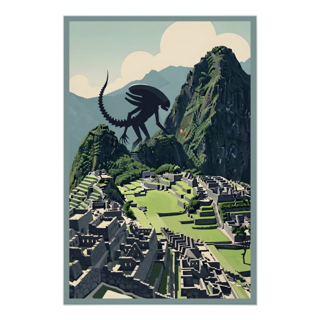 Poster Cool Alien Xenomorph (Devant)