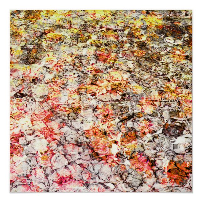 Poster Cool, moderne, coloré abstrait arrière - plan (Devant)