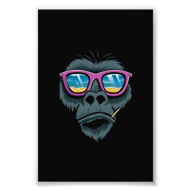 Poster cool Monkey (Devant)