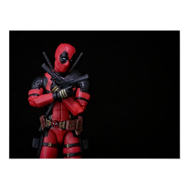 Poster Cool Super Hero Toy Design de photographie (Devant)