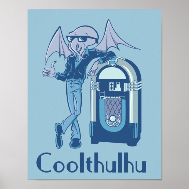 Poster Coolthulhu (cool Cthulhu) (Devant)