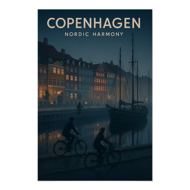 POSTER COPENHAGUE — HARMONIE NORDIQUE (Devant)