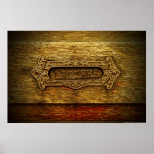 Poster Copie/affiche de fente de lettre