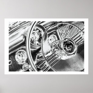 Poster Copie classique d'affiche de la voiture 144